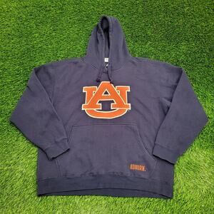 Auburn University Sweatshirt XL 26x27 Blue Tigers